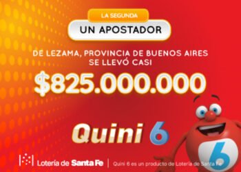 Un apostador se llevó casi $825 millones en el Quini 6