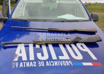 Detención en zona rural de Susana: secuestran armas de fuego tras amenaza calificada