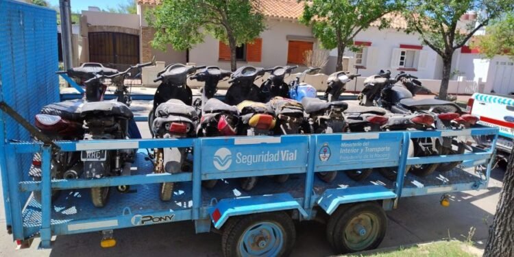 El municipio pone a disposición de la justicia 27 motos con numeración adulterada