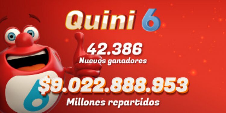 Septiembre fue un mes afortunado: el Quini 6 repartió más de $9.000 millones.
