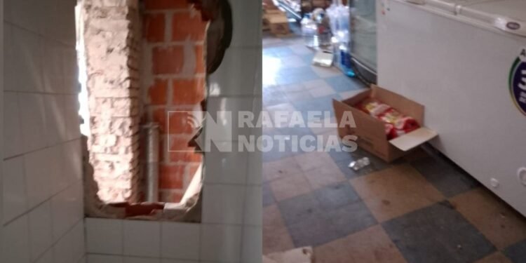 Boqueteros en barrio Villa Dominga: se llevaron gran cantidad de mercadería desde un comercio