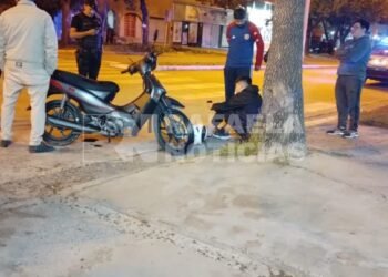 Chocó, se fue del lugar y volvió sin la moto