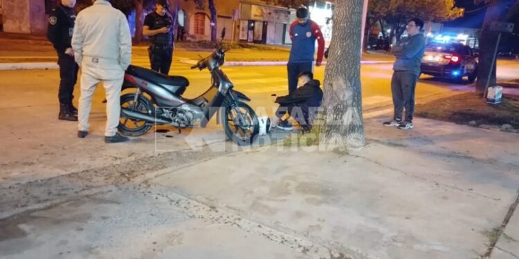 Chocó, se fue del lugar y volvió sin la moto