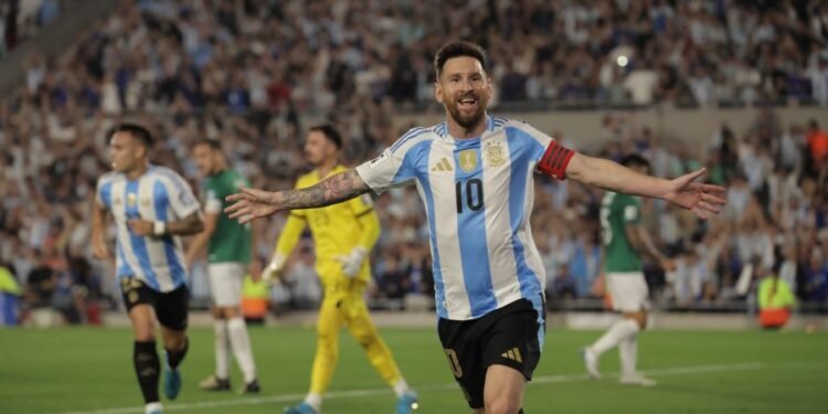 Ganó, gustó y vapuleó: Argentina se impuso ante Bolivia con un «hat trick» de Lionel Messi