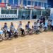 Jugadores de CILSA brindaron una exhibición de básquet sobre silla de ruedas