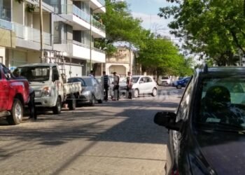 Choque múltiple en barrio 9 de Julio