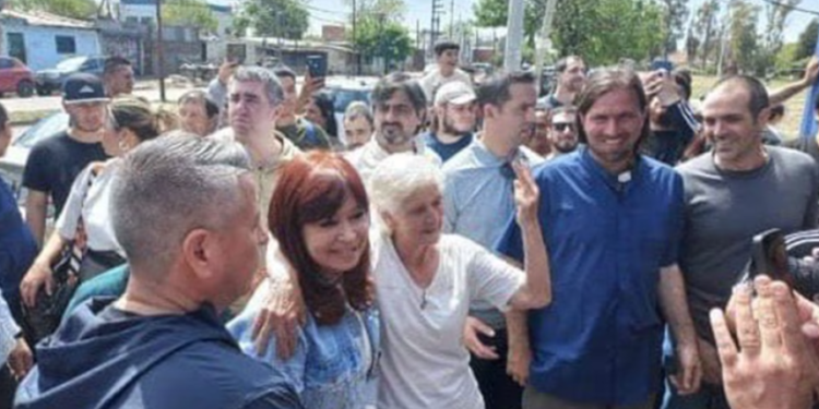 Cristina en La Matanza con rumores de candidatura