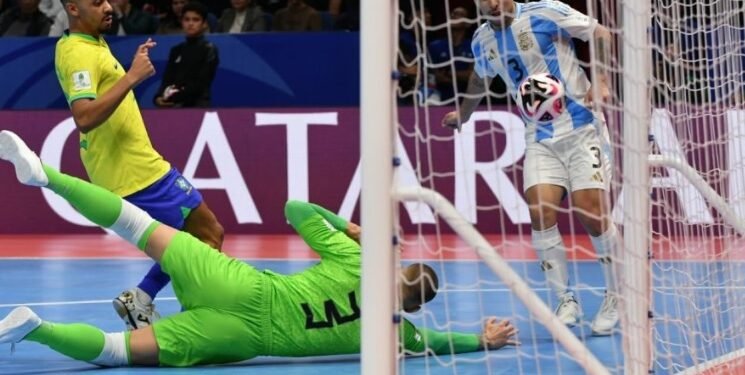 Argentina cayó ante Brasil en la final del Mundial de Futsal