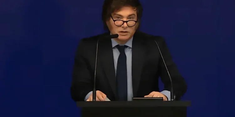 Milei: «La economía está en un momento floreciente»