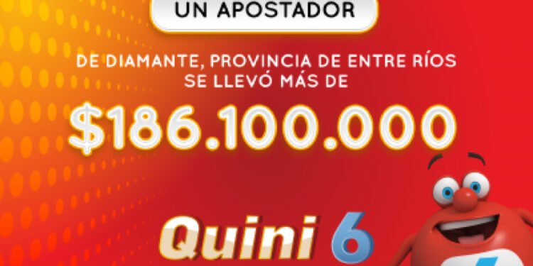 ¡Un apostador se llevó más de $186 millones en el Quini 6!