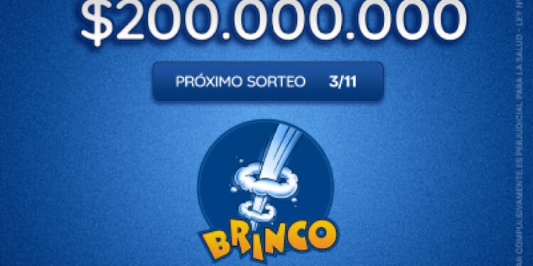 ¡Este domingo el Brinco sorteará un pozo de $200 millones!