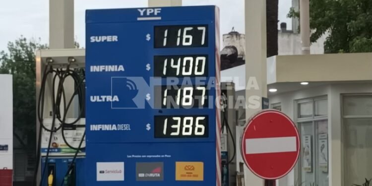 Otro «retoque» al precio de los combustibles: cómo quedaron los precios en Rafaela