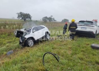 Tragedia en la RN 11: tres muertos en un choque frontal