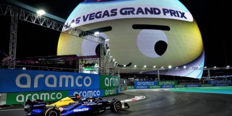 F.1 en Las Vegas: Colapinto cumplió con sus dos prácticas libres