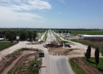 EXCLUSIVO RAFAELA NOTICIAS: Te mostramos desde el aire cómo avanza el nuevo Acceso Oeste por RP 70