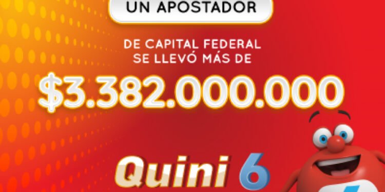 ¡Un apostador se llevó más de $3.382 millones en el Quini!
