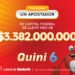 ¡Un apostador se llevó más de $3.382 millones en el Quini!