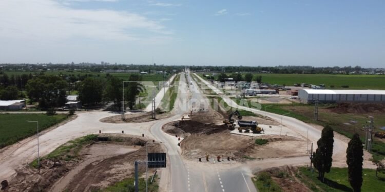EXCLUSIVO RAFAELA NOTICIAS: Te mostramos desde el aire cómo avanza el nuevo Acceso Oeste por RP 70