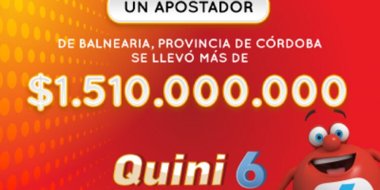 ¡Un cordobés se llevó más de $1.510 millones en el Quini!
