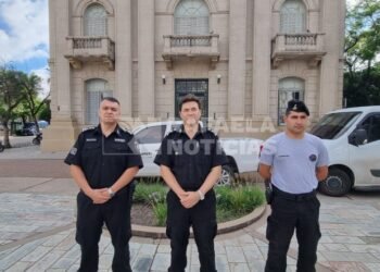 Se desarrolló un simulacro de conflicto carcelario en la Jefatura de Policía