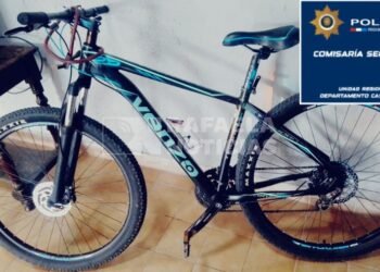 Robó una bicicleta, las cámaras de seguridad lo siguieron y la policía lo detuvo