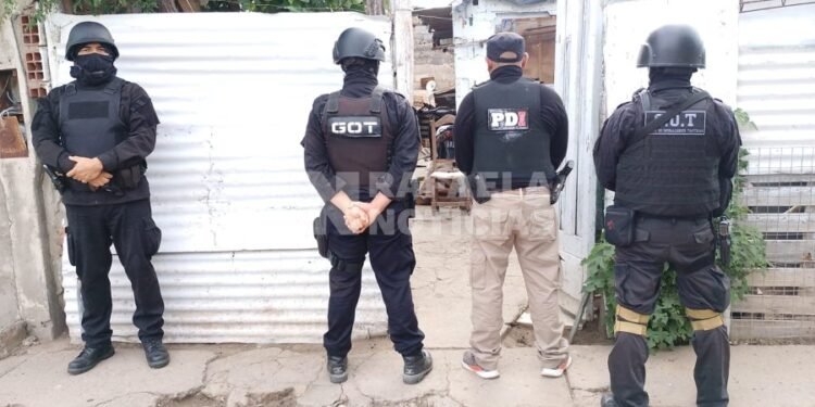 La PDI realizó allanamientos en Villa Dominga y Barranquitas: dos detenidos