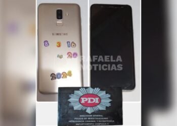 Una mujer que había sido víctima de un motochorro, pudo recuperar su celular