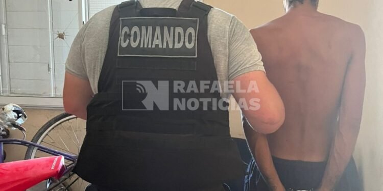 Un vecino atento, la policía en el lugar preciso y un delincuente detenido