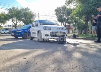 A cuadras de distancia, otro fuerte accidente en Rafaela