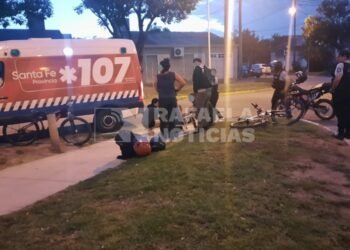 Siniestralidad vial: un menor fue hospitalizado tras un accidente en barrio Ilolay
