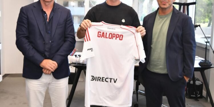 River presentó oficialmente a Giuliano Galoppo como refuerzo