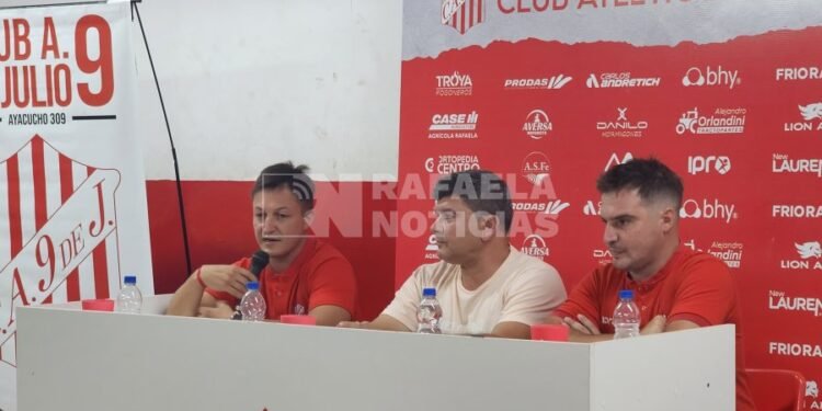 9 de Julio presentó a su cuerpo técnico para el Torneo Federal A