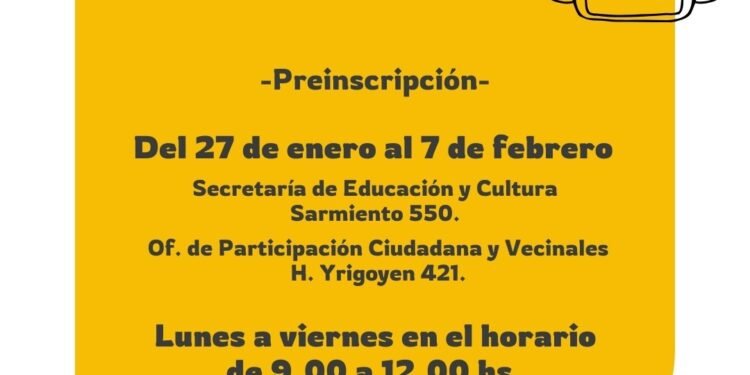 Comienzan las inscripciones para la entrega de útiles escolares en el municipio