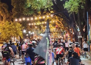 Con una buena convocatoria, se realizó la segunda bicicleteada del año en Rafaela