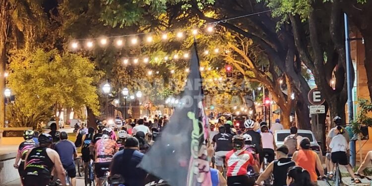 Con una buena convocatoria, se realizó la segunda bicicleteada del año en Rafaela