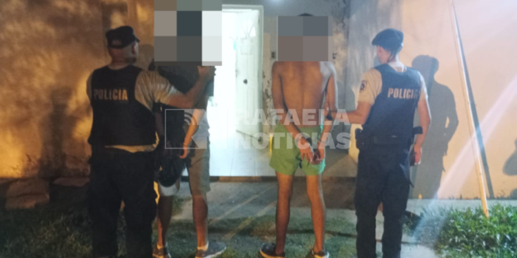 Los sorprendieron con una «tumbera»: fueron detenidos