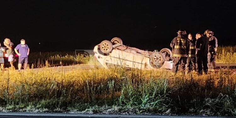 Vuelco fatal en la RN 34: murió un vecino de Rafaela