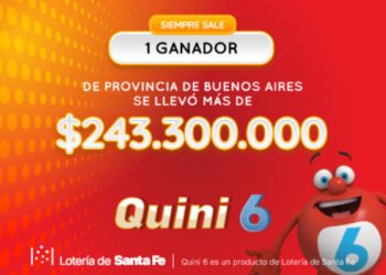 ¡Un bonaerense se llevó más de $243.300.000 en el Quini 6!