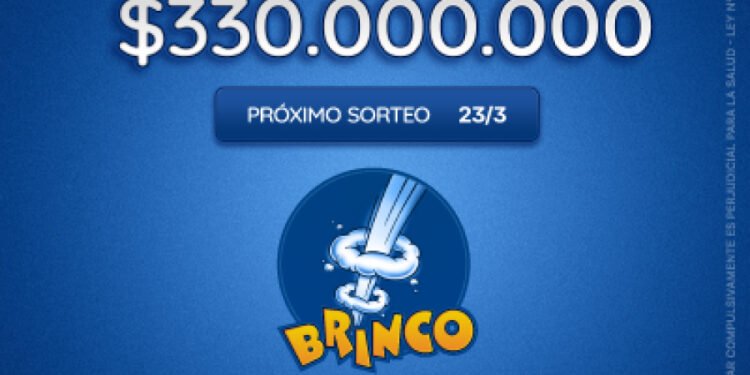 El pozo sigue creciendo! El Brinco quedó vacante y el próximo domingo te esperan $330 millones