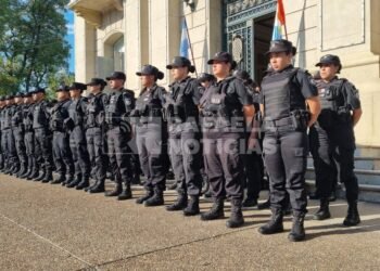 Llegaron 50 policías al departamento Castellanos: 30 quedarán en Rafaela