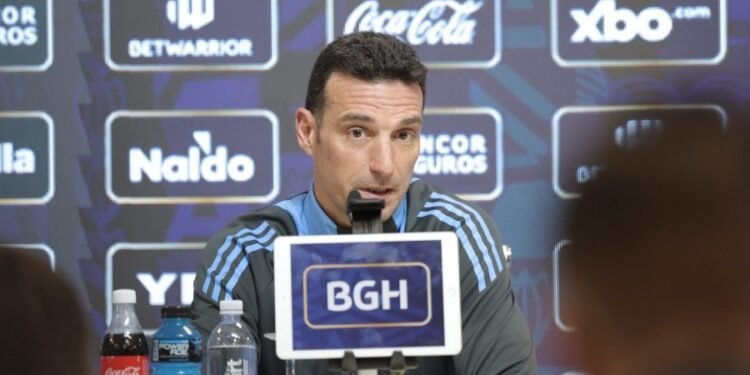 Lionel Scaloni: “El equipo está definido en un 90 por ciento”