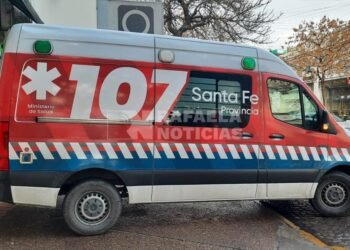 Rafaela: un joven sufrió lesiones graves tras un accidente entre una moto y un auto