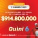¡Una noche llena de nuevos millonarios gracias al Quini 6!