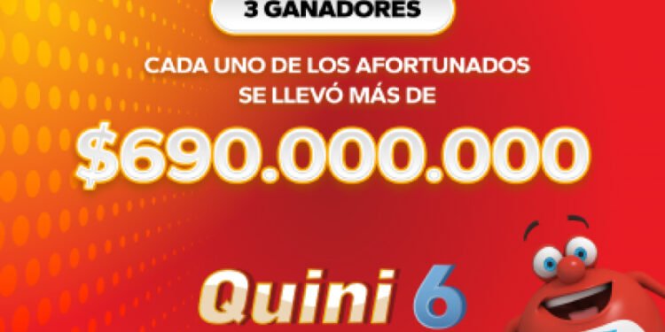 ¡Noche increíble! Tres apostadores se repartieron más de $2.000 millones en el Quini!