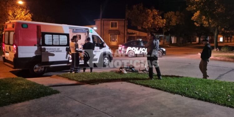 Siniestralidad vial: un ciclista terminó en el hospital tras un accidente