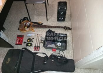 Botín recuperado: un ladrón se había llevado instrumentos musicales y herramientas