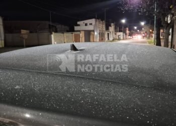 La ola polar se hace sentir: primera helada importante en Rafaela