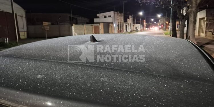 La ola polar se hace sentir: primera helada importante en Rafaela