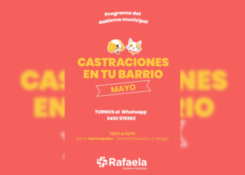 «Castraciones en tu barrio» estará en barrio Barranquitas
