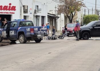 Motociclista herido tras un choque en barrio 9 de Julio